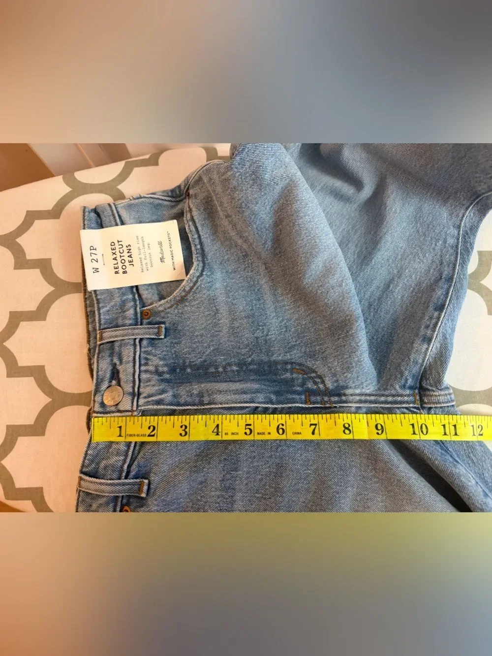 Madewell The Petite Relaxed Bootcut Jean NWT Size P27